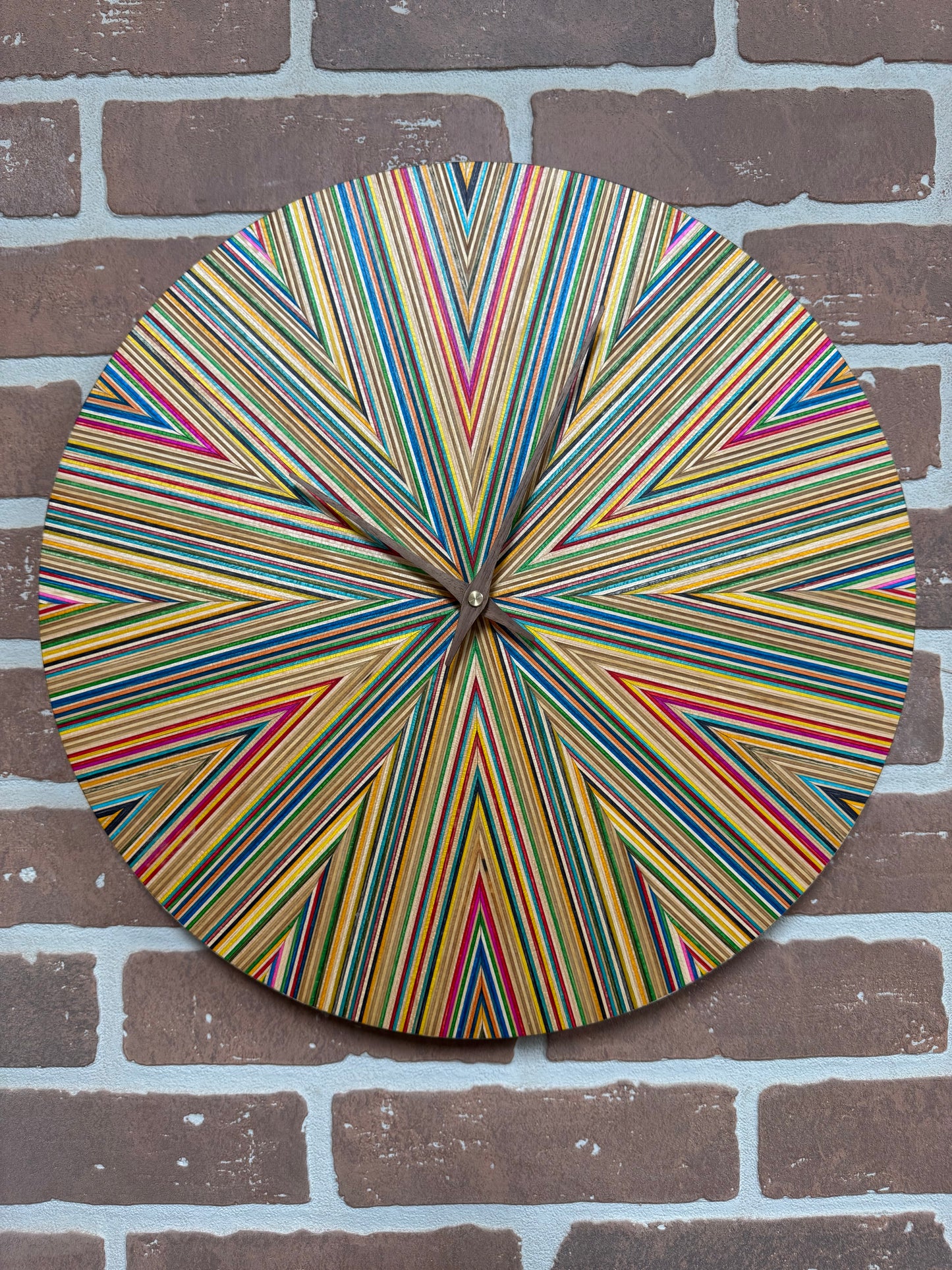 Recycled Skateboard Clock